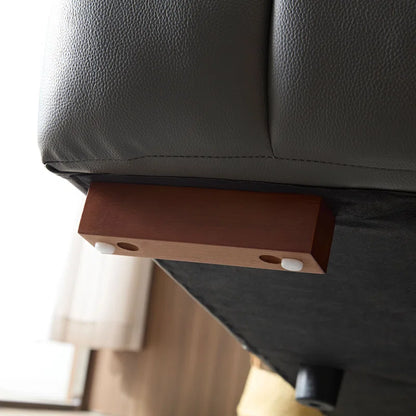 113.38" Genuine Leather Power Reclining Sectional With USB Port