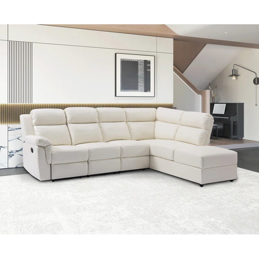 Dareen Faux Leather Reclining Sectional