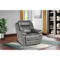 Faux Leather Power Reclining Home Theater Seat