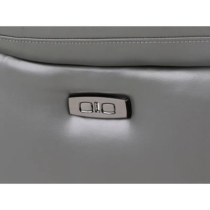 Faux Leather Power Reclining Home Theater Seat