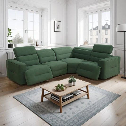 Kating 4 - Piece Upholstered Reclining Sectional