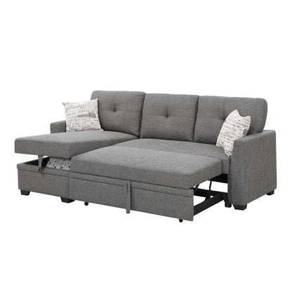 Nadha 85'' Square Arm Sofa Bed