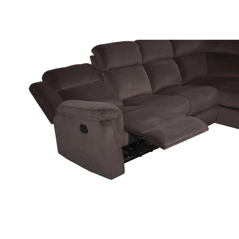 Wikieup Recliner Storage Upholstered Sectional Sofa